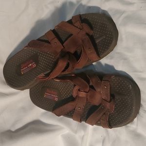 Sketchers leather sandals size 9